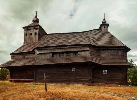 Drewniana cerkiew w Uličským Krivym 